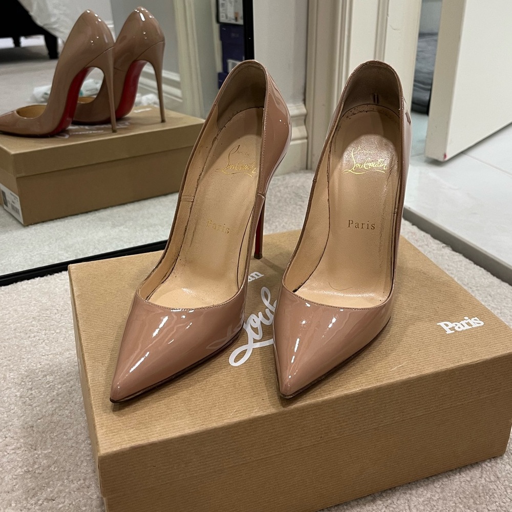 Christian louboutin nude So Kate 120 patent
